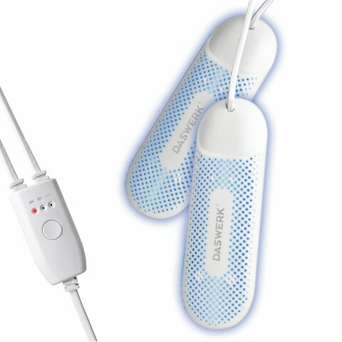 Сушилка для обуви электрическая с подсветкой и таймером, сушка для обуви, 12 Вт, DASWERK (ДАСВЕРК), SD8, 456201