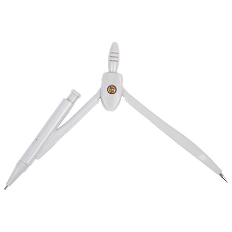 Готовальня STAFF "College" 2 предмета: циркуль 120 мм, запасные грифели, пластиковый пенал, дисплей, ассорти, 210862