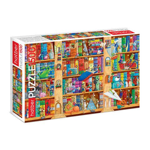 Пазл картонный 1500 элементов АССОРТИ, 670х480 мм, HATBER