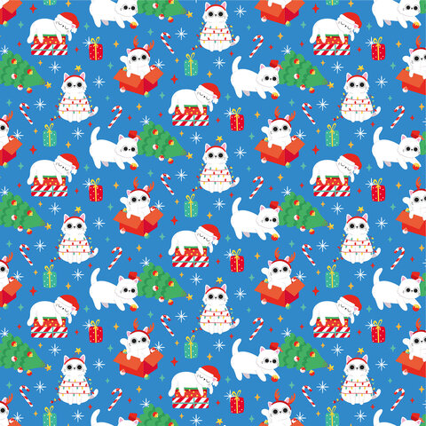 Бумага упаковочная новогодняя "Веселый Новый Год", 70х100 см, 10 дизайнов ассорти, ЗОЛОТАЯ СКАЗКА, 592563