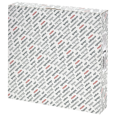 Часы настенные TROYKATIME (TROYKA) 122211201, круг, белые, белая рамка, 30х30х3,8 см