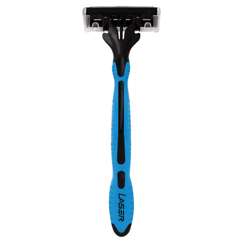 Бритвы одноразовые КОМПЛЕКТ 5 шт. LASER SPORT 3 (аналог Gillette Blue 3), три лезвия, 836801005629