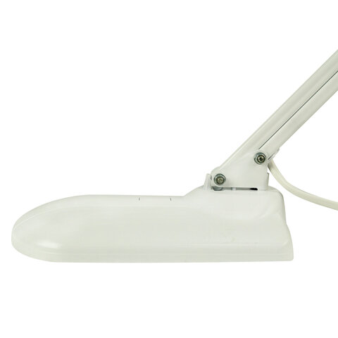 Настольная лампа светильник Дельта + на подставке, ЛЮМИНЕСЦЕНТНАЯ, цоколь 2G7, 11 Вт, белый