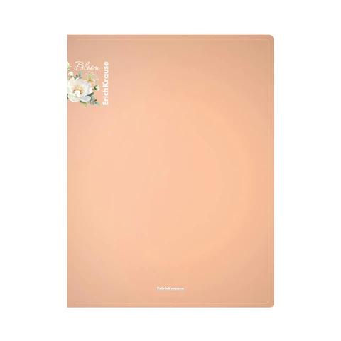 Папка на 2 кольцах ERICH KRAUSE "Matt Pastel Bloom", 24 мм, до 150 л., ассорти, 0,6 мм, 61184