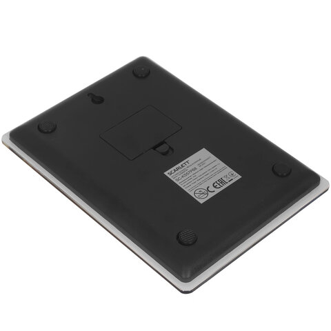 Весы кухонные SCARLETT SC-KS57P68, электронный дисплей, max вес 10 кг, тарокомпенсация, стекло