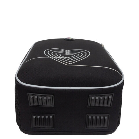 Ранец GRIZZLY анатомическая спинка, 2 отделения, для девочек, "INFINITY", 37х26х16 см, RAw-594-2/1