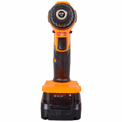 Дрель-шуруповерт безударная АККУМУЛЯТОРНАЯ, с двумя аккумуляторами 1,5 Ач, 18 В, ВИХРЬ ДА-18Л-2КА, 72/14/25