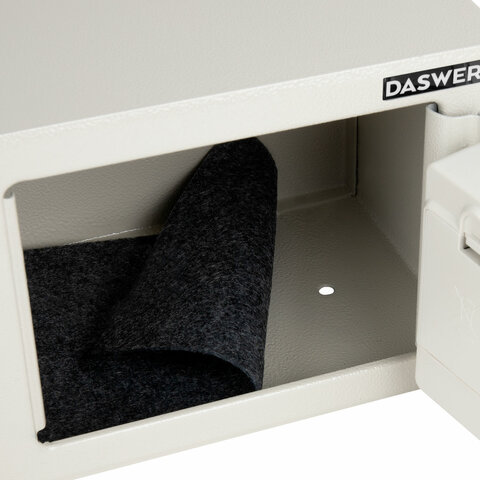 Сейф мебельный DASWERK (ДАСВЕРК) SC-170EL (170х230х170 мм), электронный замок, бежевый, 291340