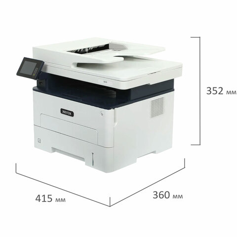 МФУ лазерное XEROX B235 "4 в 1", А4, 34 стр./мин., 30000 стр./мес., ДУПЛЕКС, АПД, Wi-Fi, сетевая карта, B235V_DNI