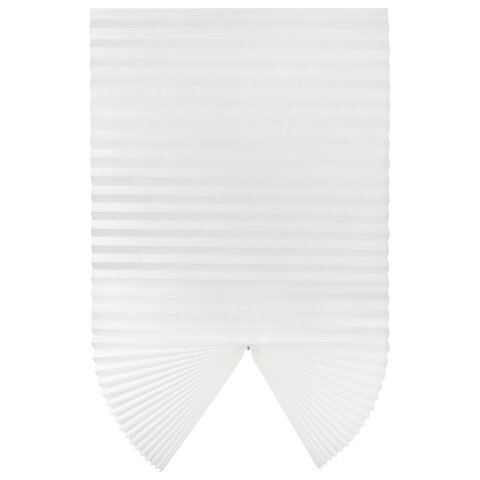 Жалюзи-плиссе, штора тканевая самоклеящаяся BRABIX, 90х180 см, "СТАНДАРТ+", 80 г/м2, цвет белый, 1 шт., 700008