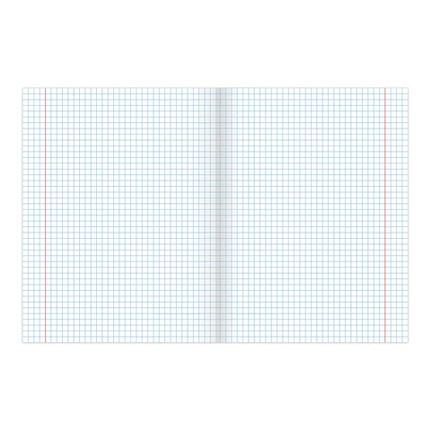 Тетрадь 12 л. BRAUBERG КЛАССИКА, клетка, обложка картон, СИНЯЯ, 104723