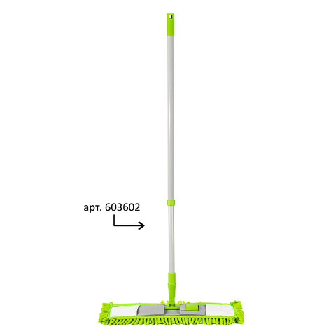 Насадка МОП КОМПЛЕКТ 4 шт., УНИВЕРСАЛЬНАЯ для швабр 38-42 см (ТИП К), микрофибра букли/синель, LAIMA, 607460
