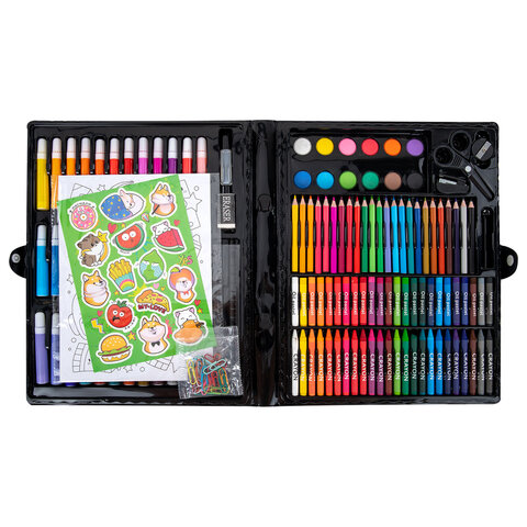 Набор ЮНОГО ХУДОЖНИКА "ЮНЫЙ ХУДОЖНИК" для рисования и творчества, ПИФАГОР, 170 предметов, 665672