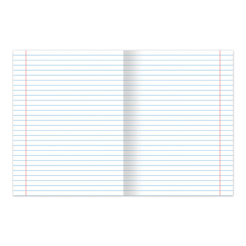 Тетрадь 12 л. ЮНЛАНДИЯ линия, обложка картон, "ЕРАЛАШ", 105633