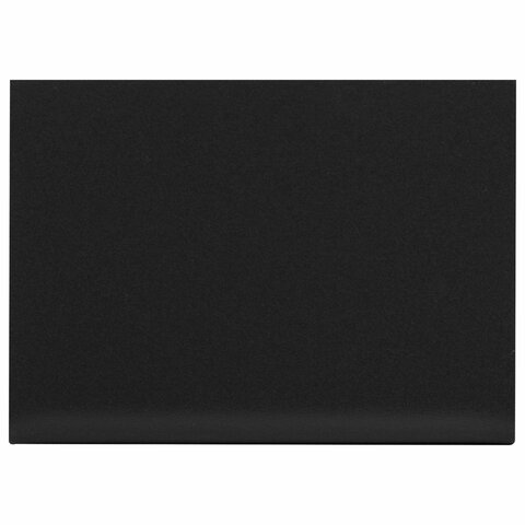 Ценник L-образный для мелового маркера A6 (10,5x14,8 см), КОМПЛЕКТ 10 шт., ПВХ, ЧЕРНЫЙ, BRAUBERG, 291295