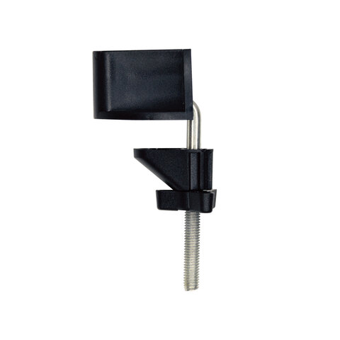 Настольная лампа светильник Бета на струбцине, цоколь Е27, чёрный