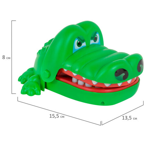 Настольная игра на реакцию "Безумный крокодил", 2894950