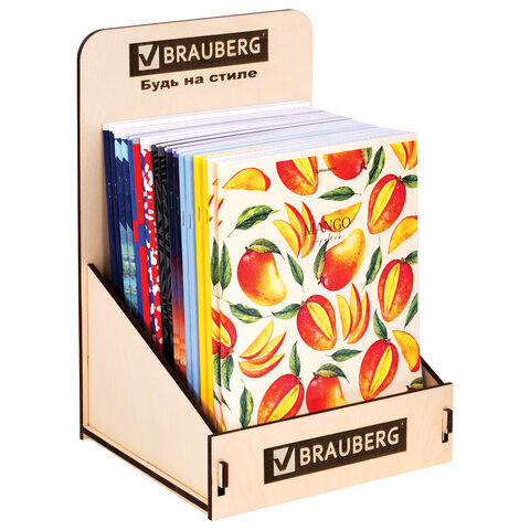 Деревянная подставка под тетради B5 и A4, BRAUBERG, 37х24х23 см, 505919