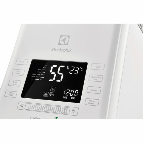 Увлажнитель воздуха ELECTROLUX EHU-3815D, объем бака 6,3 л, 110 Вт, гигростат, белый, НС-1103480