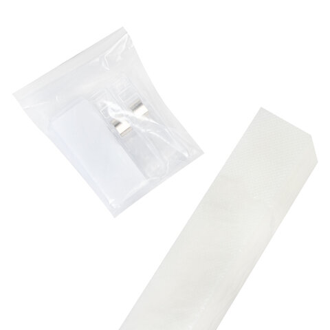 Жалюзи-плиссе, штора тканевая самоклеящаяся BRABIX, 60х180 см, "СТАНДАРТ+", 80 г/м2, цвет белый, 1 шт., 700007