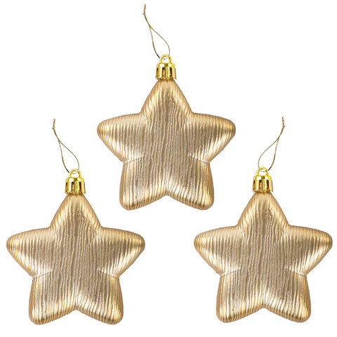 Шары новогодние ёлочные "Pearl River" НАБОР 43 предмета, пластик, золото/перламутр, ЗОЛОТАЯ СКАЗКА, 591129