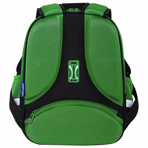 Ранец BRAUBERG FIT, 2 отделения, "Night warrior", 38х27х14 см, 272023