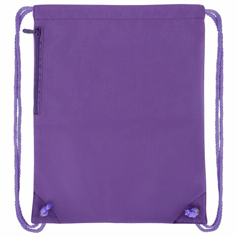 Мешок для обуви BRAUBERG PREMIUM, карман, подкладка, светоотражайка, 43х33 см, Anime cat, 272421