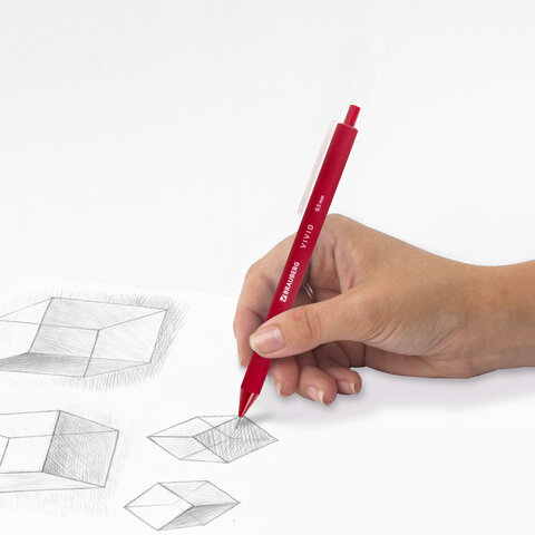 Карандаш механический 0,5 мм BRAUBERG "VIVID", корпус soft-touch ассорти, 182063