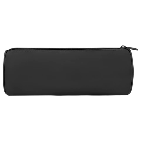 Пенал-тубус BRAUBERG, с эффектом Soft Touch, мягкий, черный, 22х8 см, 272302