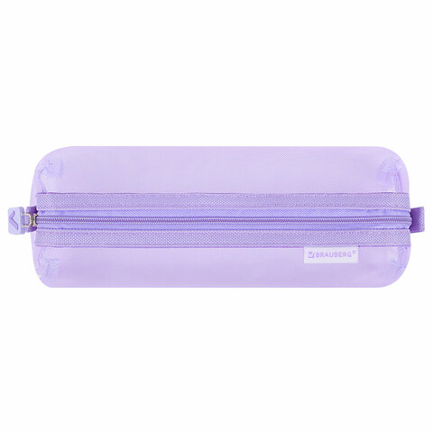 Пенал-тубус BRAUBERG, сетка, 22х5х5 см, фиолетовый, 272236