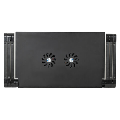 Подставка складной столик для ноутбука с охлаждением, регулируемый, 420х260 мм, BRAUBERG, 513619