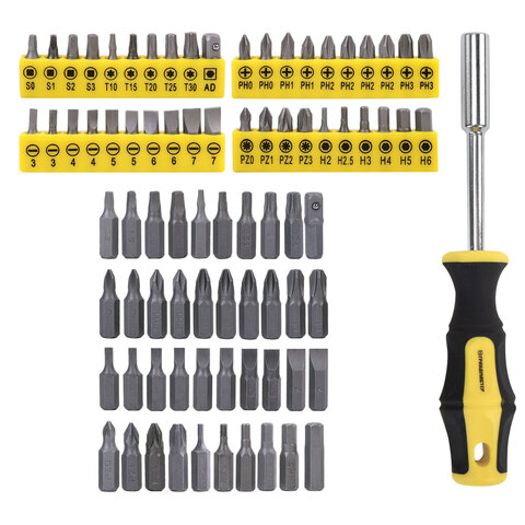 Набор инструментов для автомобиля, 122 предмета, пластиковый кейс, ГРАНДМАСТЕР, 671335