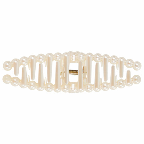 Краб для волос 13 см, жемчужный, MONTE VITA (МОНТЕ ВИТА), 457020