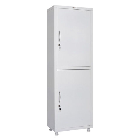 Шкаф медицинский 1-створчатый HILFE "МД 1 1760/SS" 1850х600х400 мм, белый, S26199204009