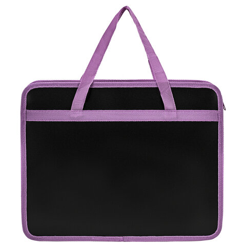 Папка на молнии с ручками BRAUBERG А4, 1 отделение, пластик, 80 мм, "Dream cat", 270868