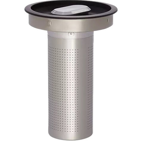 Чайник со съемным заварником TIMBERK T-EK27G02, 1,5 л, 1800 Вт, закрытый нагревательный элемент, стекло, стальной