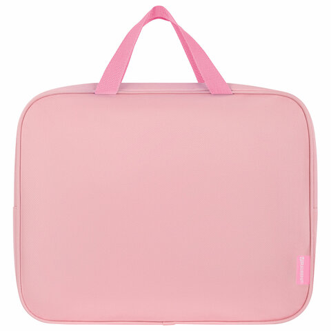 Папка на молнии с ручками BRAUBERG А4, 1 отделение, полиэстер, 80 мм, "Paw prints", 273300