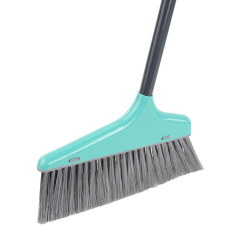 Совок для мусора КОМПЛЕКТ щетка + совок + 2 рукоятки 80 см и 87 см с резьбой, ЛЕНИВКА, ЛЮБАША, 700056