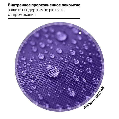 Рюкзак ПИФАГОР SCHOOL, 1 отделение, 3 кармана, "Magic kitty", 38x28х14 см, 273166