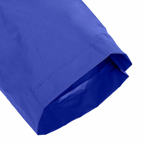 Дождевик плащ синий на кнопках, EVA, многоразовый прочный, чехол в комплекте, универсальный размер, SHAMAANI (ШАМААНИ), 610931