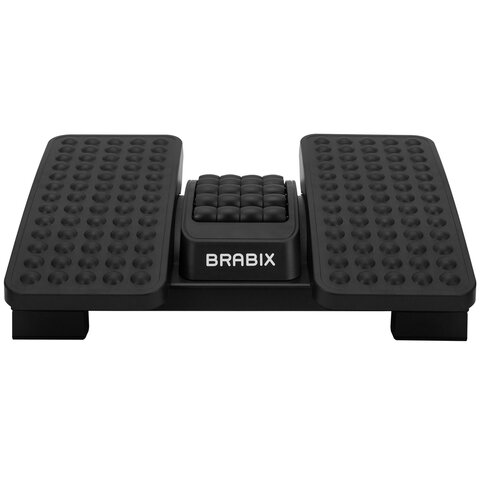 Подставка для ног BRABIX "Ultra 5" 43х32 см, массажер, регулировка угла наклона, 2 платформы, 533040
