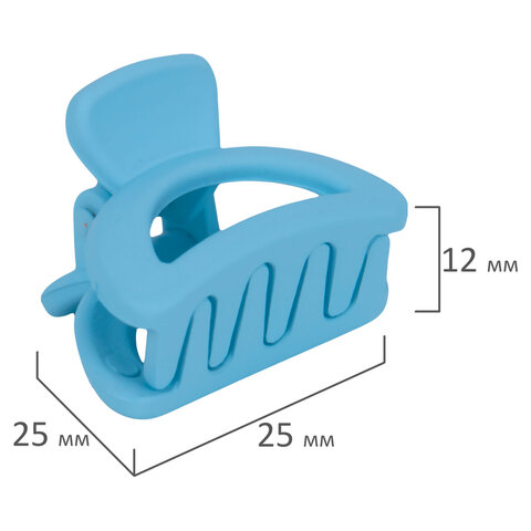 Набор для волос 12 шт: 8 резинок + 4 краба, пастельные цвета, MONTE VITA (МОНТЕ ВИТА), 457034