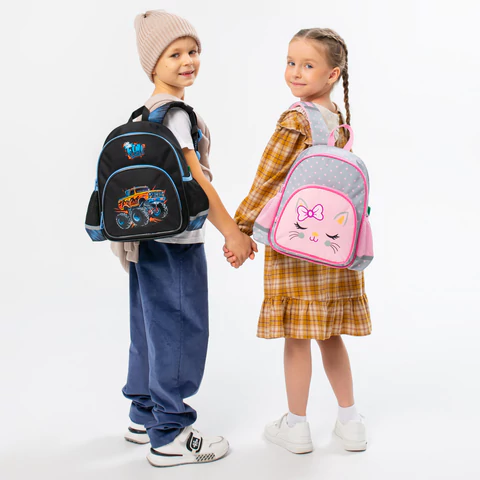 Рюкзак BRAUBERG KIDS PLAY детский, 1 отделение, 3 кармана, Funny wheels, 29х23х12 см, 273149