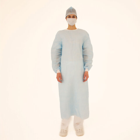 Комплект одноразовой одежды для хирурга КХ-04 стерильный 3 предмета, ГЕКСА