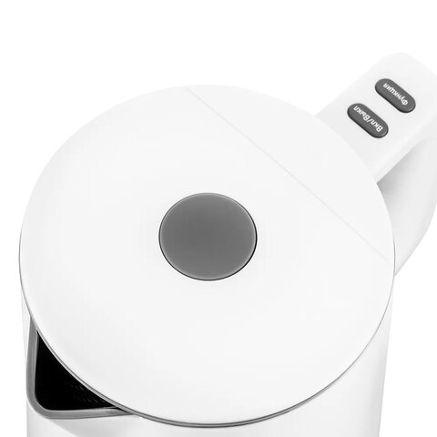 Чайник KITFORT КТ-6115-1, 1,5 л, 1800 Вт, закрытый нагревательный элемент, ТЕРМОРЕГУЛЯТОР, двойные стенки, белый