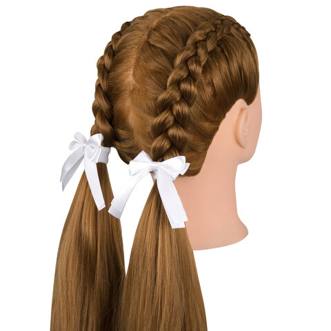 Банты для волос НАБОР 2 шт., 7х11 см, 6,5х10 см, 7х9 см, белый, АССОРТИ, MONTE VITA (МОНТЕ ВИТА), 457118