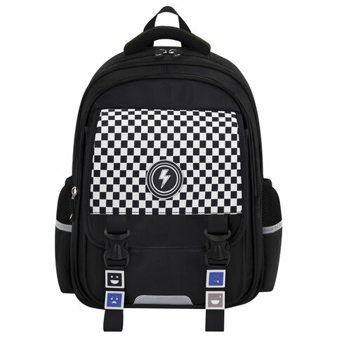 Рюкзак BRAUBERG SNAP, 2 отделения, 3 кармана, "Stylish checks", 39х28х16 см, 273130