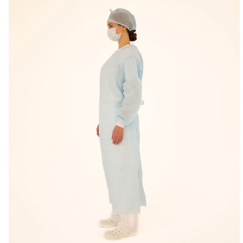 Комплект одноразовой одежды для хирурга КХ-04 стерильный 3 предмета, ГЕКСА