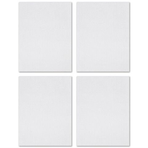 Холсты на магните прямоугольные НАБОР 4 шт., 6х8 см, 280 г/м2, 100% хлопок, BRAUBERG ART CLASSIC, 192335