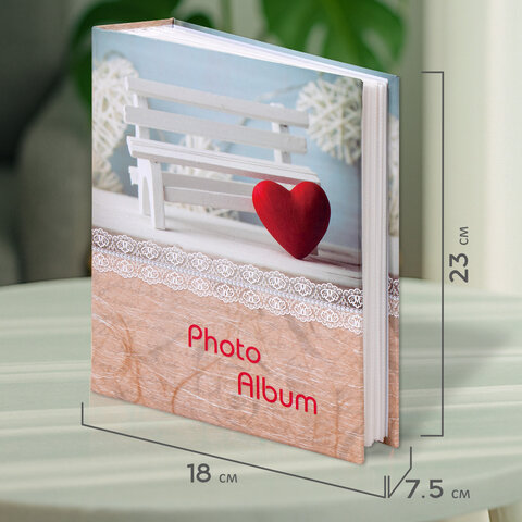 Фотоальбом BRAUBERG "Сладкие воспоминания" на 304 фото 10х15 см, твердая обложка, термосклейка, 391157